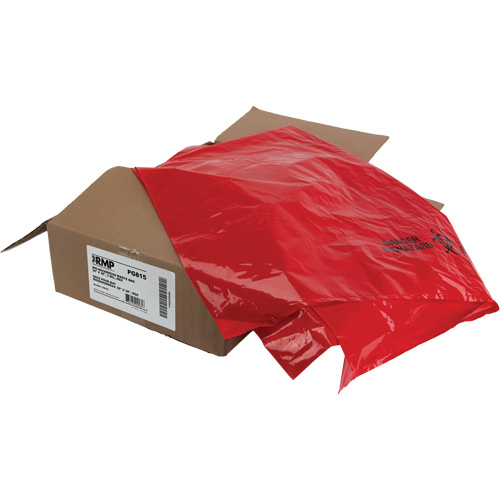 Waste Bags, Bio-Hazard, 38" L x 30" W, 2 mils NRZ Safety Inc.