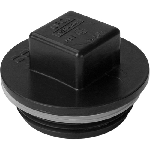 Threaded Plug, Cleanout, 1-1/4" Dia., Plastic NRZ Safety Inc.