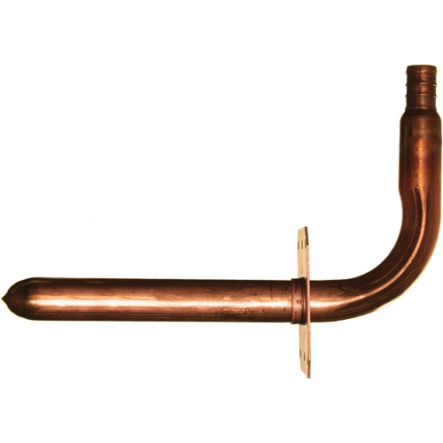 Stub Out Elbow with Support, Copper, 1/2" x 3-1/2" x 6" NRZ Safety Inc.