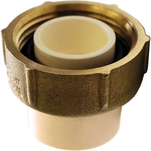 Water Meter Box Adapter, 3/4" x 1" Dia., CPVC NRZ Safety Inc.