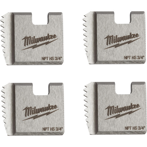 Matrices de tuyauterie portables NPT, Pour tuyau de 3/4", Acier rapide NRZ Safety Inc.
