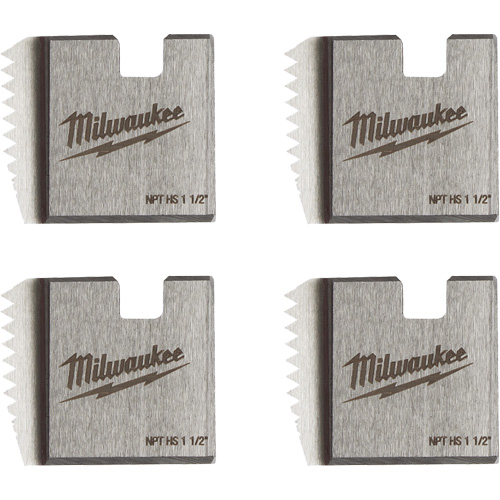 Matrices de tuyauterie portables NPT, Pour tuyau de 1-1/2", Acier rapide NRZ Safety Inc.