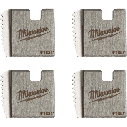 Matrices de tuyauterie portables NPT, Pour tuyau de 2", Acier rapide NRZ Safety Inc.