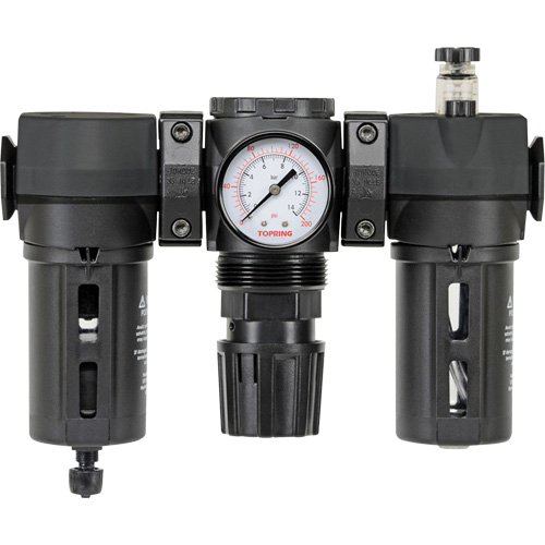 Filter, Regulator & Lubricator Modulair 300 with Manual Drain & Standard Bowl, 3/8" NPTF NRZ Safety Inc.