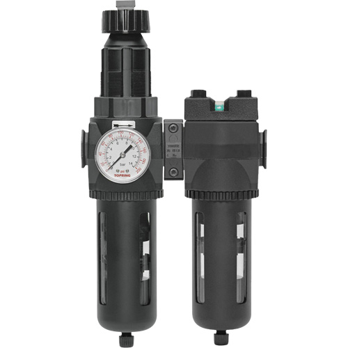 Filter/Regulator & Coalescing Filter Modulair 400 with Standard Bowl & Manual Drain, 3/4" NPTF, 150 PSI, 9.13 fl. oz. Capacity NRZ Safety Inc.