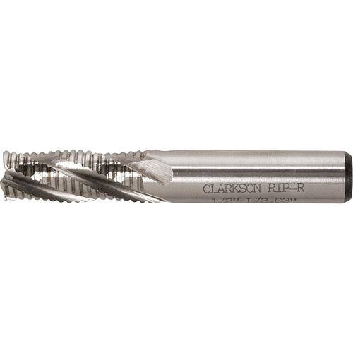 Weldon Shank Rip-R End Mill, 1/2" Dia., 4 Flutes, High Speed Cobalt NRZ Safety Inc.