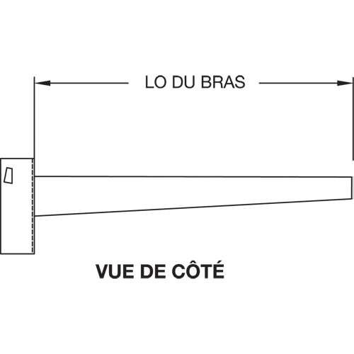 Cantilever Column, Double, 4" W x 10' H NRZ Safety Inc.