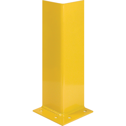 Upright Protectors, Steel, 7" W x 7" D x 12" H, Safety Yellow NRZ Safety Inc.