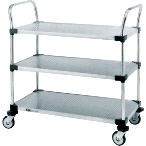 Chariots utilitaires pour service r&eacute;gulier, 3 Tiers, 18" la x 39" h x 30" p, Capacit&eacute; 500 lb NRZ Safety Inc.