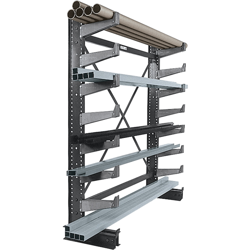 Single-sided Cantilever Brace Set - Starter, Single Sided, 14" Arm, 36" W x 84" H, 1000 lbs. Capacity NRZ Safety Inc.