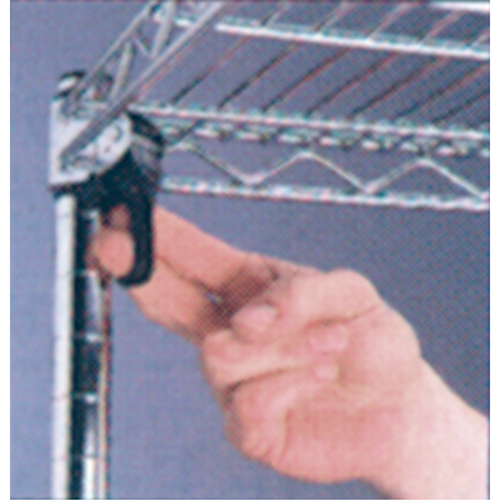 ETAGERE,4 TABL18X36X63,CHROME,800LB/TABL., Tiers 4, 36" la x 63" h x 18" p NRZ Safety Inc.