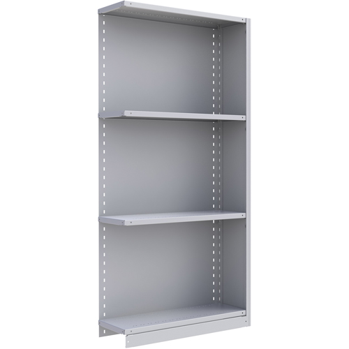 Interlok Shelving Unit, Steel, Boltless, 800 lbs. Capacity, 36" W x 76" H x 12" D NRZ Safety Inc.