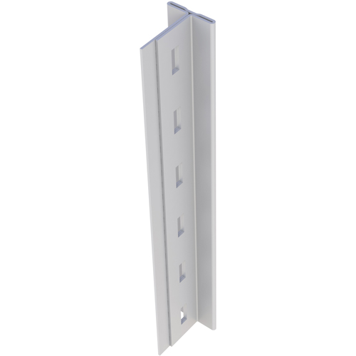 Montant en T pour rayonnage enclenchable Interlok, Acier, Hauteur 112" NRZ Safety Inc.