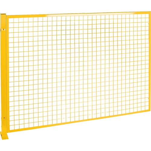 Protecteur de p&eacute;rim&egrave;tre de style treillis, 4' h x 8' la, Jaune NRZ Safety Inc.