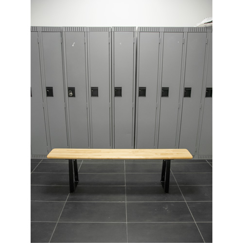 Locker Room Bench, Wood, 48" L x 9-1/4" W x 16-1/2" H NRZ Safety Inc.