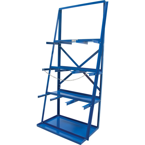 Bar Storage Rack, Vertical, 3 Levels, 36" W x 24" D x 84" H, 3000 lbs. Cap. NRZ Safety Inc.