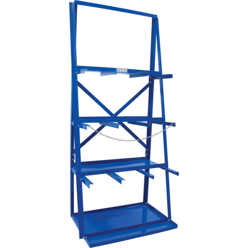 Bar Storage Rack, Vertical, 3 Levels, 36" W x 24" D x 84" H, 3000 lbs. Cap. NRZ Safety Inc.