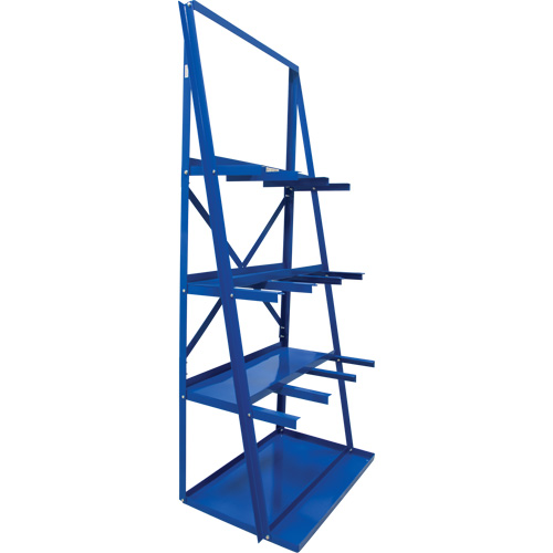 Bar Storage Rack, Vertical, 3 Levels, 36" W x 24" D x 84" H, 3000 lbs. Cap. NRZ Safety Inc.