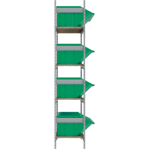 &eacute;tag&egrave;res larges avec bacs g&eacute;ants en plastique, Acier, Sans boulons, De base, 66" la x 72" h x 18" p NRZ Safety Inc.