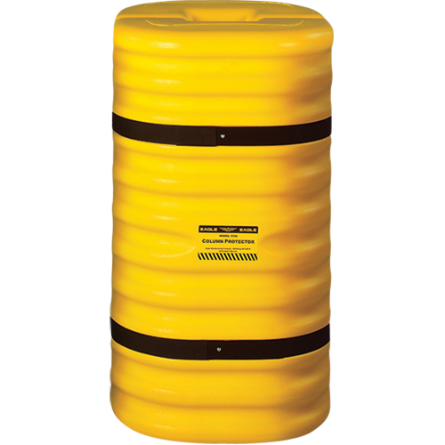 Protecteur de colonne, Ouverture int&eacute;rieure 8" x 8", 24" lo x 24" la x 42" h, Jaune NRZ Safety Inc.