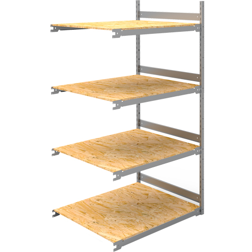 &eacute;tag&egrave;re-classeur de grande largeur, Acier, 4 Tablettes, 42" la x 32" p x 84" h, Ensemble Ajout NRZ Safety Inc.