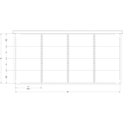 Cabinet d'entreposage &agrave; tiroirs int&eacute;gr&eacute; Interlok NRZ Safety Inc.