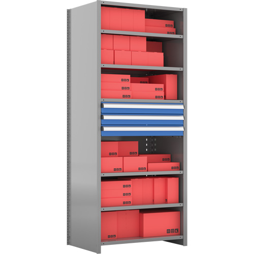 Cabinet d'entreposage &agrave; tiroirs int&eacute;gr&eacute; Interlok NRZ Safety Inc.