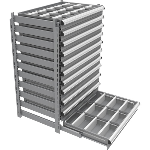 Cabinet d'entreposage &agrave; tiroirs int&eacute;gr&eacute; Interlok NRZ Safety Inc.