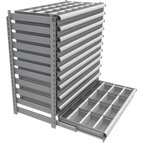 Cabinet d'entreposage &agrave; tiroirs int&eacute;gr&eacute; Interlok NRZ Safety Inc.