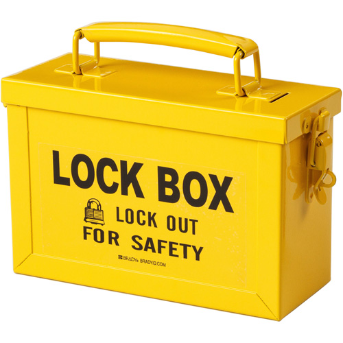 Coffret de s&eacute;curit&eacute; de groupe, Jaune NRZ Safety Inc.