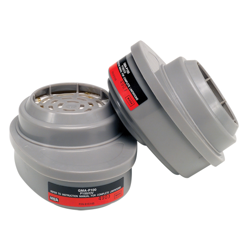 Cartouches pour respirateurs Advantage, Cartouche gaz/vapeur, Vapeurs organiques/P100 NRZ Safety Inc.