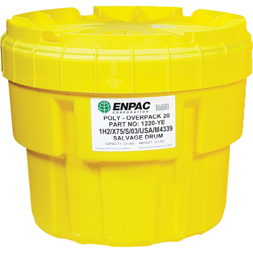 Barils de r&eacute;cup&eacute;ration Poly-Overpack 20, 20 gal. US, Stationnaire NRZ Safety Inc.