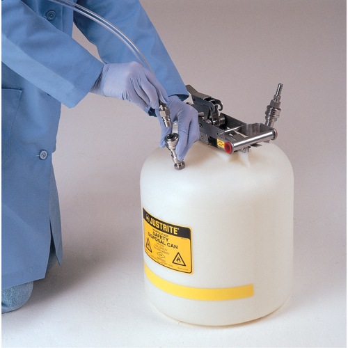 Bidons de r&eacute;cup&eacute;ration s&eacute;curitaires &agrave; d&eacute;gagement rapide NRZ Safety Inc.