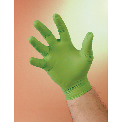 Gants N-Dex, Grand, Nitrile, 4 mils, Sans poudre, Vert NRZ Safety Inc.