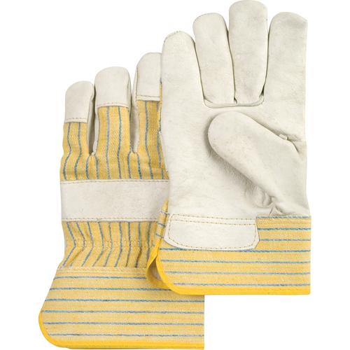 Gants d'ajusteur &agrave; paume s&egrave;che d'usage standard, Grand, Paume en Cuir fleur de vache, Doublure en Coton NRZ Safety Inc.