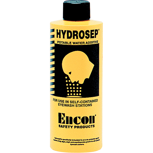 Hydrosep&reg; Water Treatment Additive for Self-Contained Pressurized Eyewash Station, 8 oz. NRZ Safety Inc.