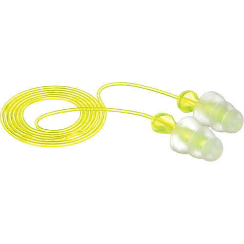 E-A-R Tri-Flange Reusable Earplugs, Corded, Bulk - Polybag, 26 dB NRR, One-Size NRZ Safety Inc.