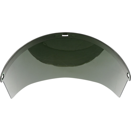 &eacute;cran facial moul&eacute;, Polycarbonate, Teinte Vert NRZ Safety Inc.