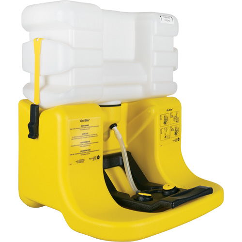 Douche oculaire On-Site, Aliment&eacute; par gravit&eacute;, Capacit&eacute; 7 gal., Conformit&eacute; ANSI Z358.1 NRZ Safety Inc.