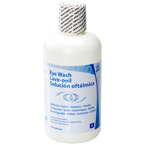 Eyewash Station Accessories - Eyewash Solution, 32 oz. NRZ Safety Inc.