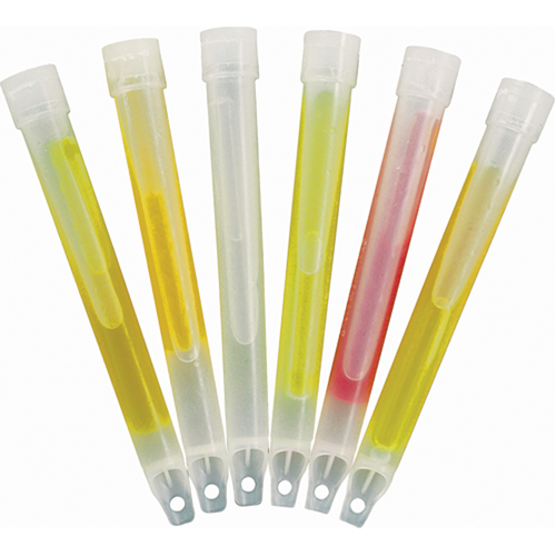 B&acirc;tons de s&eacute;curit&eacute; luminescents Cyalume 6", Blanc, Dur&eacute;e 30 min NRZ Safety Inc.