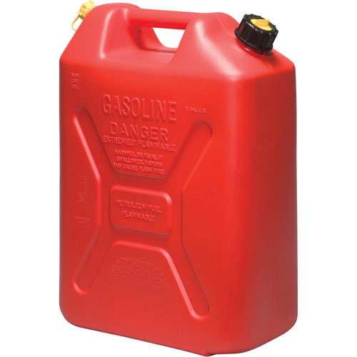 Jerry Cans, 5.3 US gal./20.06 L, Red, CSA Compliant/ULC NRZ Safety Inc.