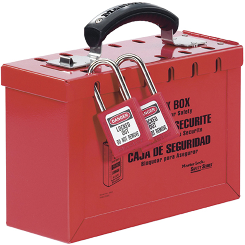 Boîtier de verrouillage portatif pour groupe Latch Tight, Rouge NRZ Safety Inc.