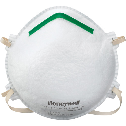 Respirateurs contre les particules Saf-T-Fit Plus N1105, N95, Certifi&eacute; NIOSH, Petit NRZ Safety Inc.