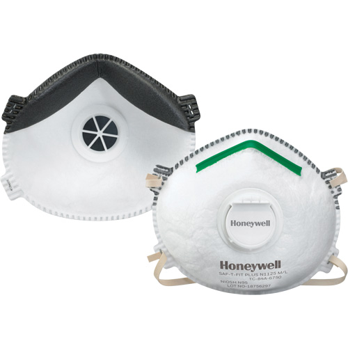 Respirateurs contre les particules Saf-T-Fit Plus N1125, N95, Certifi&eacute; NIOSH, Grand/Moyen NRZ Safety Inc.