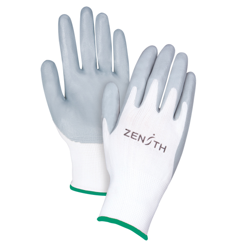 Gants l&eacute;gers enduits et respirants, 8/Moyen, R&ecirc;vetement Mousse de nitrile, Calibre 13, Enveloppe en Polyester NRZ Safety Inc.