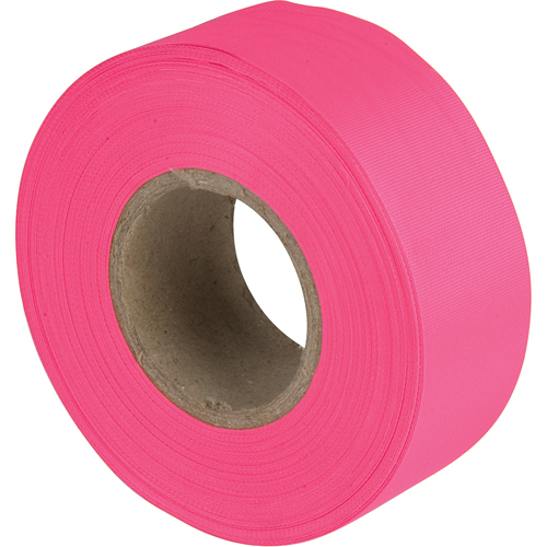 Rubans pour signalisation, 1,1875" la x 150' lo, Rose fluorescent NRZ Safety Inc.