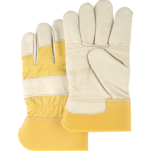 Furniture Leather Gloves, Large, Grain Cowhide Palm, Cotton Inner Lining NRZ Safety Inc.