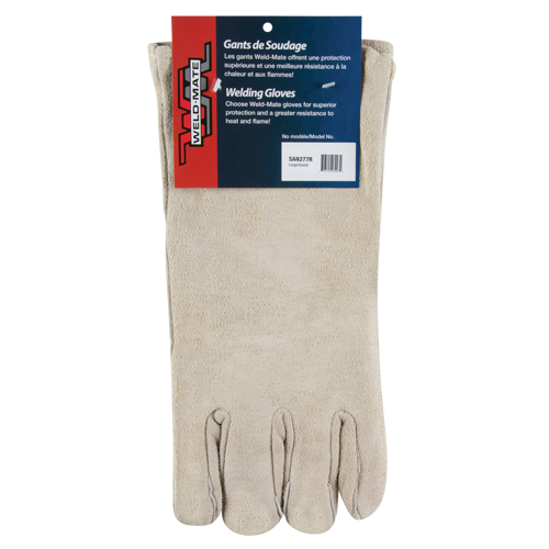 Gants de soudeur de premi&egrave;re qualit&eacute;, Cuir de vache refendu, Taille Grand NRZ Safety Inc.