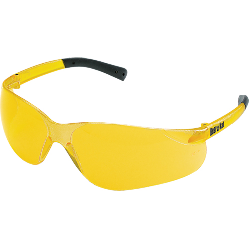 Lunettes de s&eacute;curit&eacute; Bear Kat, Lentille Ambr&eacute;e, Anti-&eacute;gratignures, ANSI Z87+/R&eacute;pond ou surpasse la norme CSA Z94.3 NRZ Safety Inc.